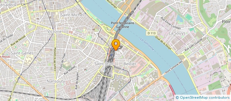 localisation de l'entreprise MONSIEUR JEAN MARTINET  BORDEAUX