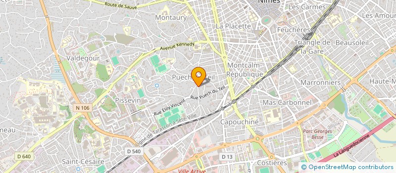 localisation de l'entreprise MONSIEUR JEAN MARTINEZ à NIMES