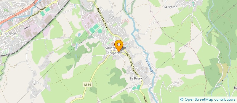 localisation de l'entreprise MONSIEUR JEAN MARTINEZ  SAINT-PAUL-EN-JAREZ