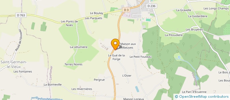 localisation de l'entreprise MONSIEUR JEAN MARTINEZ à COURTOMER