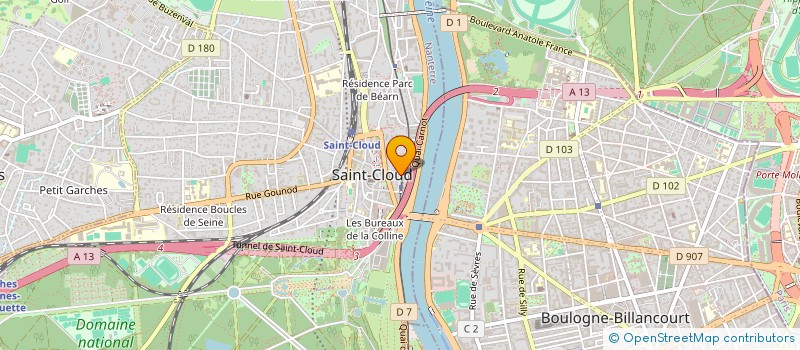 localisation de l'entreprise MONSIEUR JEAN MARTINEZ à SAINT-CLOUD