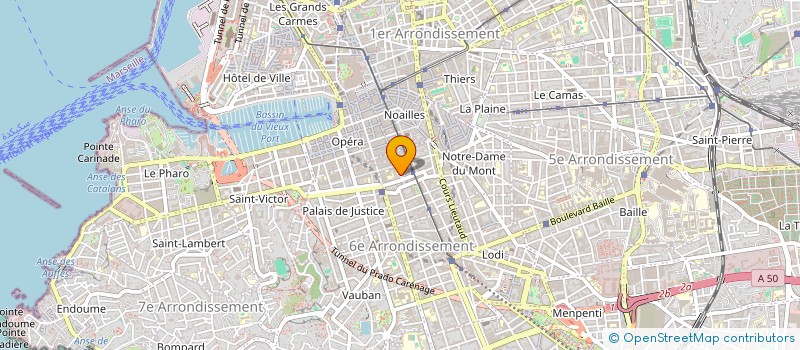 localisation de l'entreprise MONSIEUR JEAN MARTINEZ  MARSEILLE