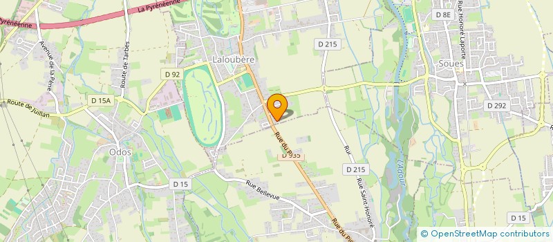 localisation de l'entreprise MONSIEUR JEAN MARTINEZ  LALOUBERE