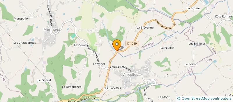 localisation de l'entreprise MONSIEUR JEAN MARTINEZ  MARINGES