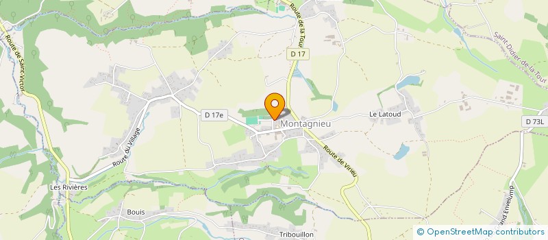 localisation de l'entreprise MONSIEUR JEAN MARTINEZ-BOUZAS à MONTAGNIEU