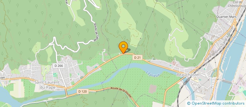 localisation de l'entreprise MONSIEUR JEAN MARTINS  CHARMES-SUR-RHONE