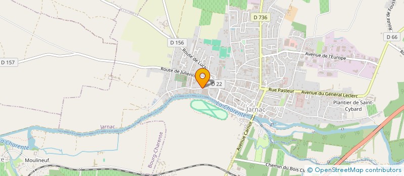 localisation de l'entreprise MONSIEUR JEAN MARTRON à JARNAC