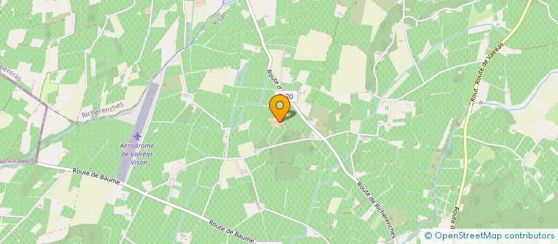 localisation de l'entreprise MONSIEUR JEAN MARTURIER  VISAN