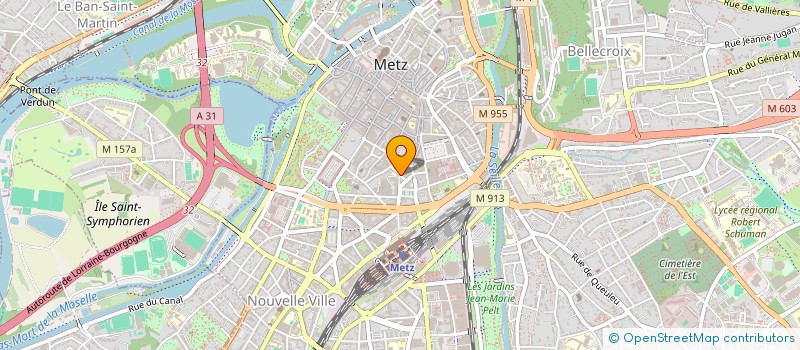 localisation de l'entreprise MONSIEUR JEAN MARTY  METZ