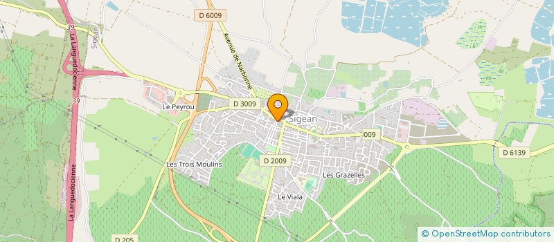 localisation de l'entreprise MONSIEUR JEAN MARTY  SIGEAN