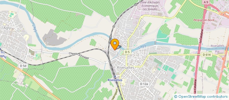 localisation de l'entreprise MONSIEUR JEAN MARTY  RIVESALTES