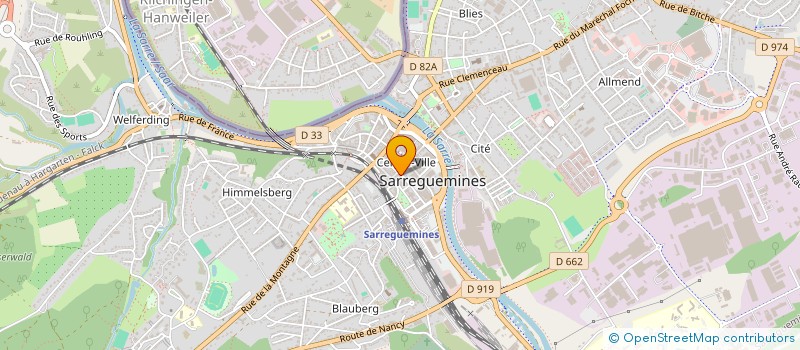 localisation de l'entreprise MONSIEUR JEAN MARTZ à SARREGUEMINES