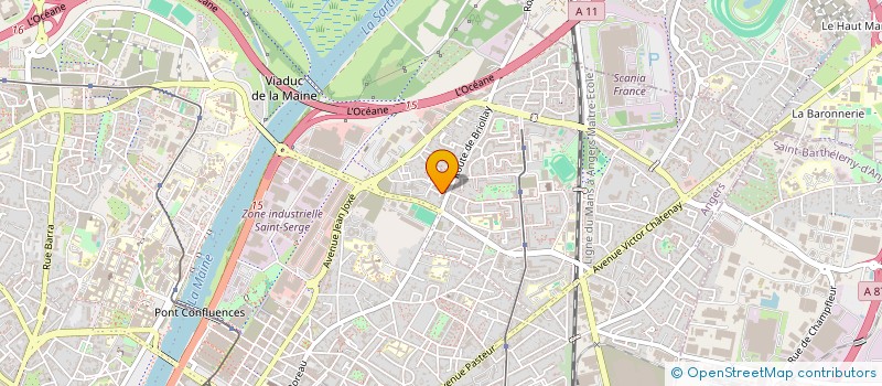 localisation de l'entreprise MONSIEUR JEAN-MARVIN RABET à ANGERS