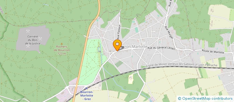 localisation de l'entreprise MONSIEUR JEAN MARY  BOURRON-MARLOTTE