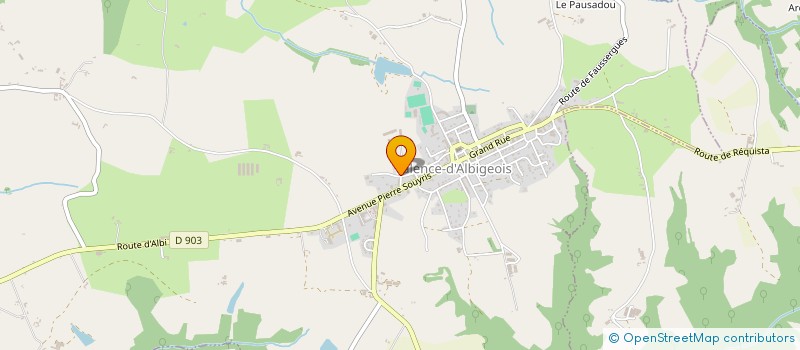 localisation de l'entreprise MONSIEUR JEAN-MARY BERAIL  VALENCE D'ALBIGEOIS