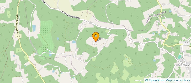 localisation de l'entreprise MONSIEUR JEAN MARY GUEDIN  LA COLOMBE