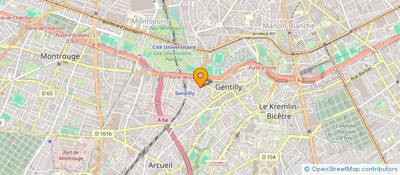 localisation de l'entreprise MONSIEUR JEAN MARZELLE à GENTILLY