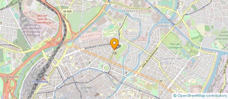 localisation de l'entreprise MONSIEUR JEAN MARZIAC à STRASBOURG