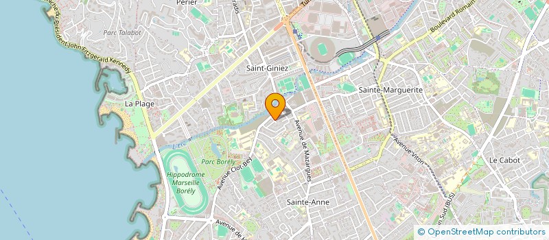 localisation de l'entreprise MONSIEUR JEAN MARZULLO  MARSEILLE