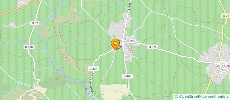 localisation de l'entreprise MONSIEUR JEAN MAS  SAINTE-VALIERE