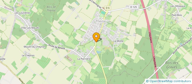 localisation de l'entreprise MONSIEUR JEAN MASCLA  THENAC