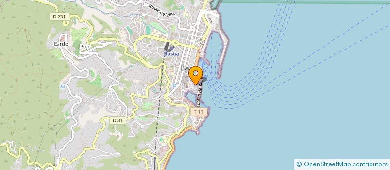 localisation de l'entreprise MONSIEUR JEAN MASSACRIER à BASTIA