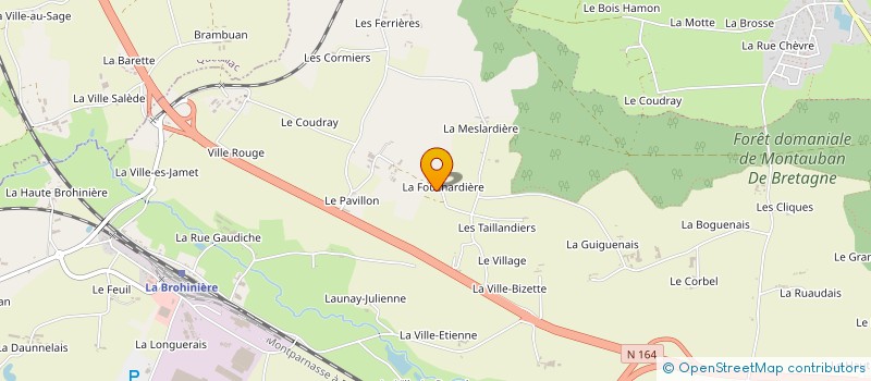 localisation de l'entreprise MONSIEUR JEAN MASSART à MONTAUBAN-DE-BRETAGNE
