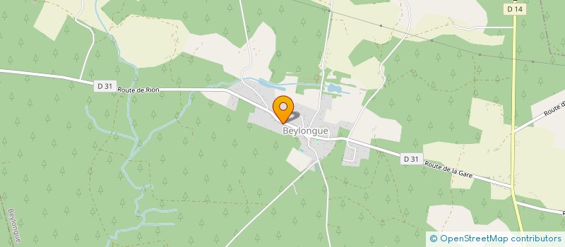 localisation de l'entreprise MONSIEUR JEAN MASSE  BEYLONGUE