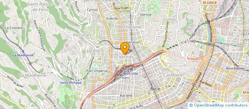localisation de l'entreprise MONSIEUR JEAN MASSENA à NICE
