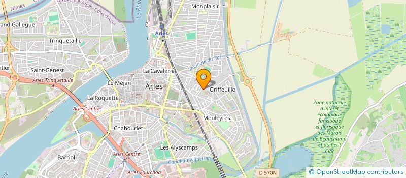 localisation de l'entreprise MONSIEUR JEAN MASSET  ARLES