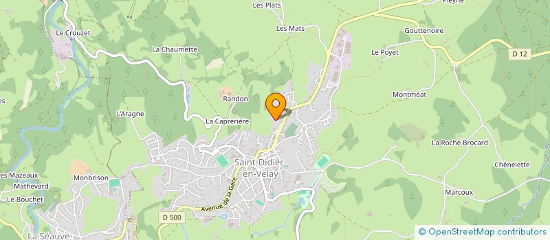 localisation de l'entreprise MONSIEUR JEAN MASSON  SAINT-DIDIER-EN-VELAY