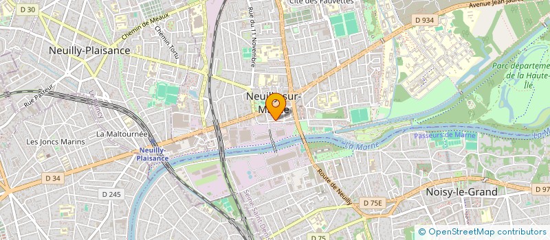 localisation de l'entreprise MONSIEUR JEAN MASSOUKA NDOUMBE  NEUILLY-SUR-MARNE