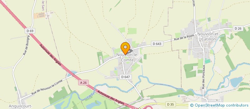 localisation de l'entreprise MONSIEUR JEAN MASY  NOUVION-LE-COMTE