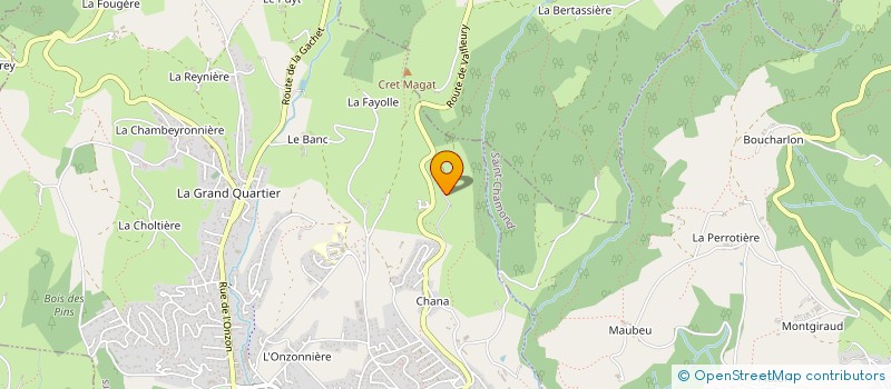 localisation de l'entreprise MONSIEUR JEAN MATHEVON  SORBIERS