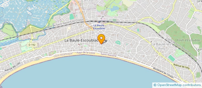 localisation de l'entreprise MONSIEUR JEAN-MATHIAS AYECK à LA BAULE-ESCOUBLAC