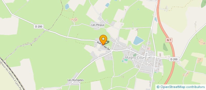 localisation de l'entreprise MONSIEUR JEAN MATHIEU à MAGNY-COURS