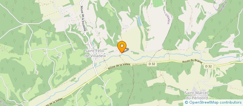 localisation de l'entreprise MONSIEUR JEAN MATHIEU  ST FELIX DE VILLADEIX