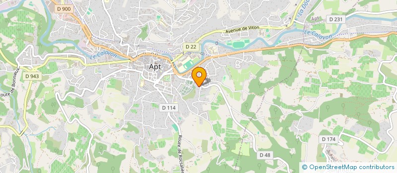 localisation de l'entreprise MONSIEUR JEAN MATHIEU  APT