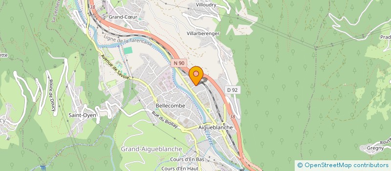 localisation de l'entreprise MONSIEUR JEAN MATHIEU  LES AVANCHERS VALMOREL