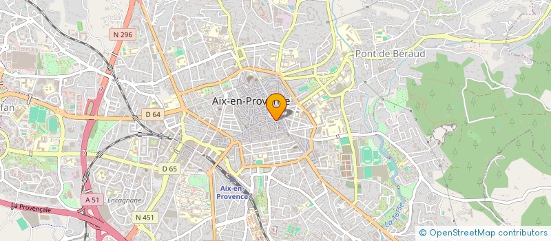 localisation de l'entreprise MONSIEUR JEAN MATHIEU  AIX-EN-PROVENCE