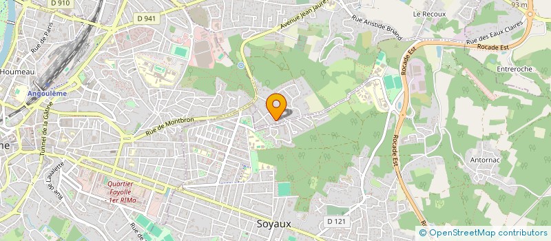 localisation de l'entreprise MONSIEUR JEAN MATHIEU  L'ISLE-D'ESPAGNAC