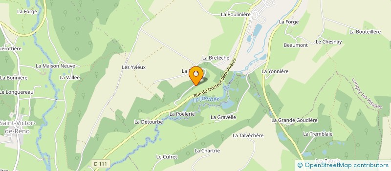 localisation de l'entreprise MONSIEUR JEAN MATHIEU BROUCKE à LONGNY LES VILLAGES