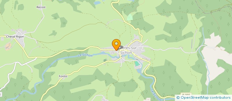 localisation de l'entreprise MONSIEUR JEAN MATHIEU FEREY  ARRONNES