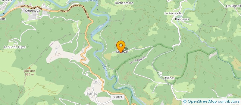 localisation de l'entreprise MONSIEUR JEAN-MATHIEU FRESNEAU  SAINT-JEAN-ROURE