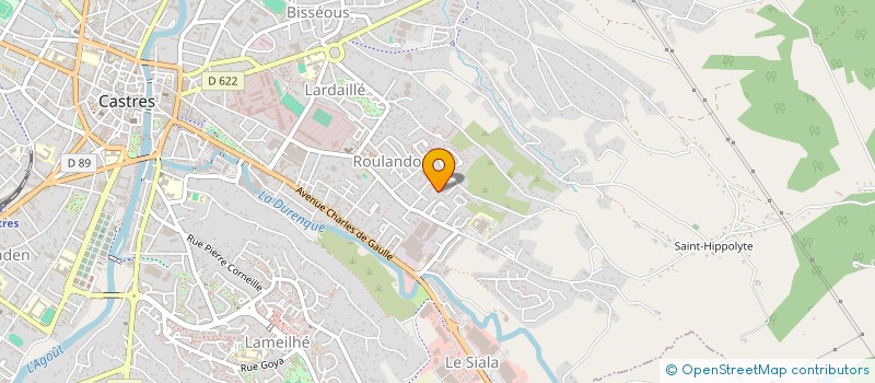 localisation de l'entreprise MONSIEUR JEAN-MATHIEU GONZALEZ  CASTRES