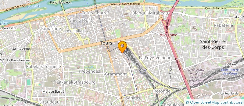 localisation de l'entreprise MONSIEUR JEAN-MATHIEU NEDELEC  TOURS