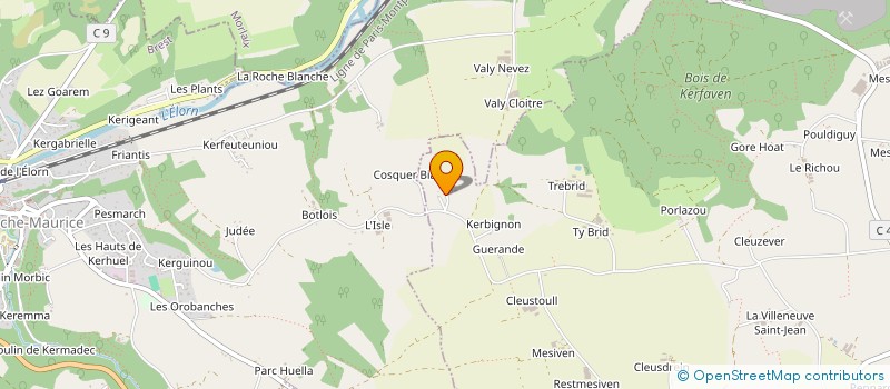 localisation de l'entreprise MONSIEUR JEAN MATHIEU PICART  PLOUDIRY