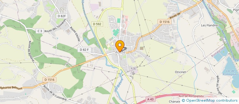 localisation de l'entreprise MONSIEUR JEAN-MATHIEU RUYNAT  AOSTE