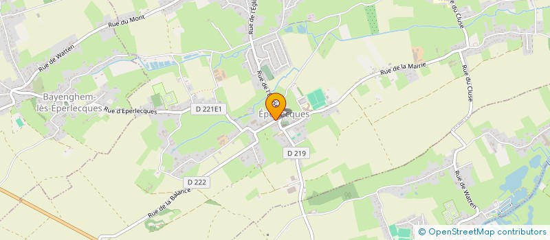 localisation de l'entreprise MONSIEUR JEAN MATHON à EPERLECQUES