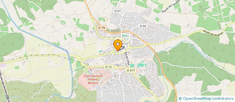 localisation de l'entreprise MONSIEUR JEAN MATTEOZZI  LAMBESC